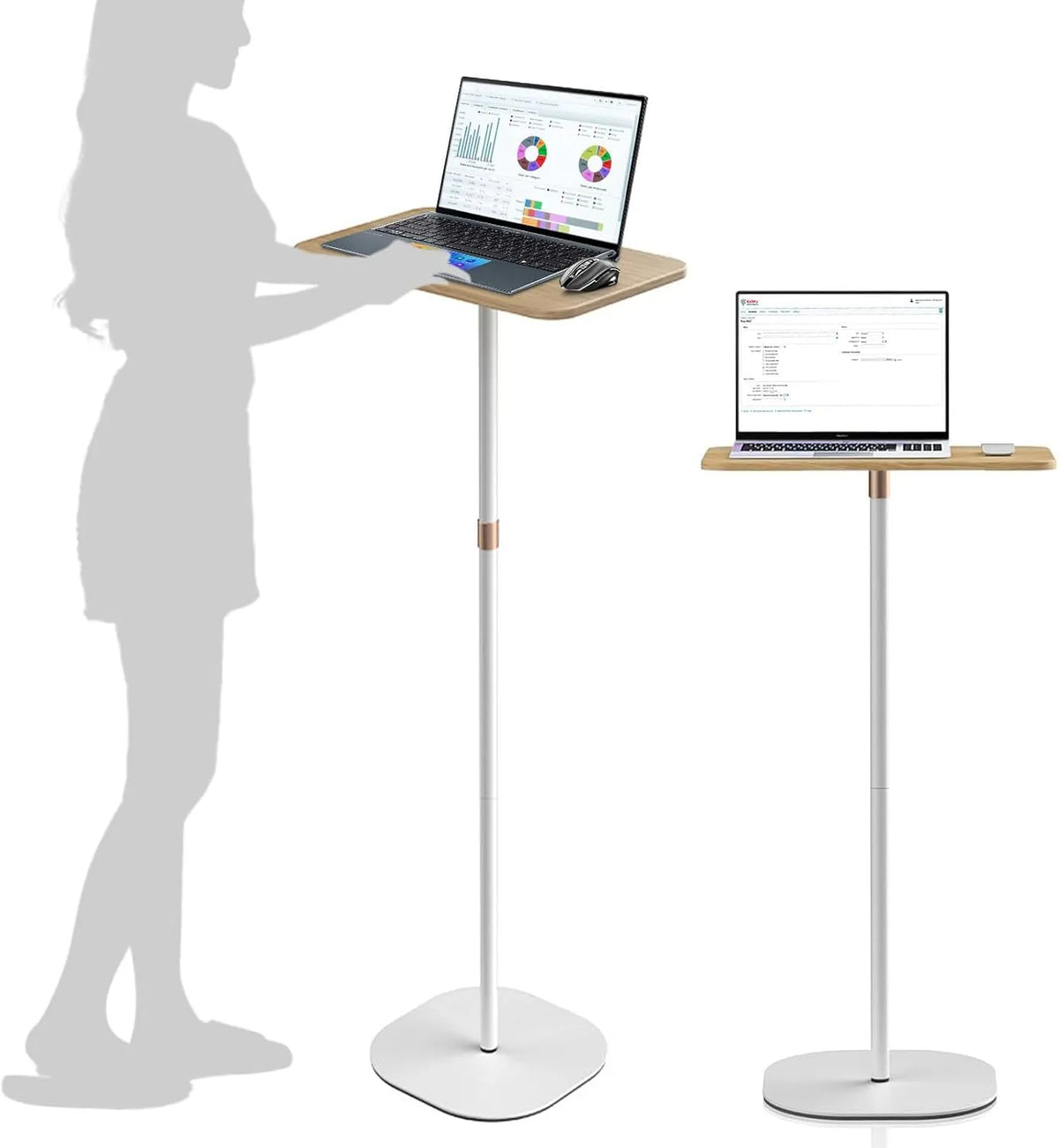 Laptop — 120 cm, 51 cm, 31, 5 cm, biały