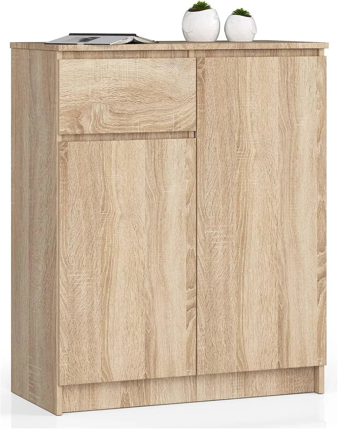 Komoda i szafka do przechowywania K80 2D1SZ z 2 drzwiami i 1 szufladą — z szufladami, 40 cm, 34 kg