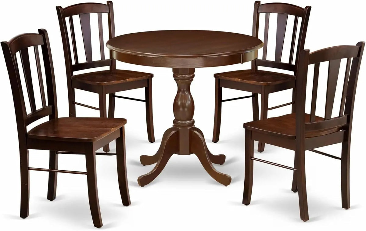 East West Furniture AMDL5-MAH-W – z drewna