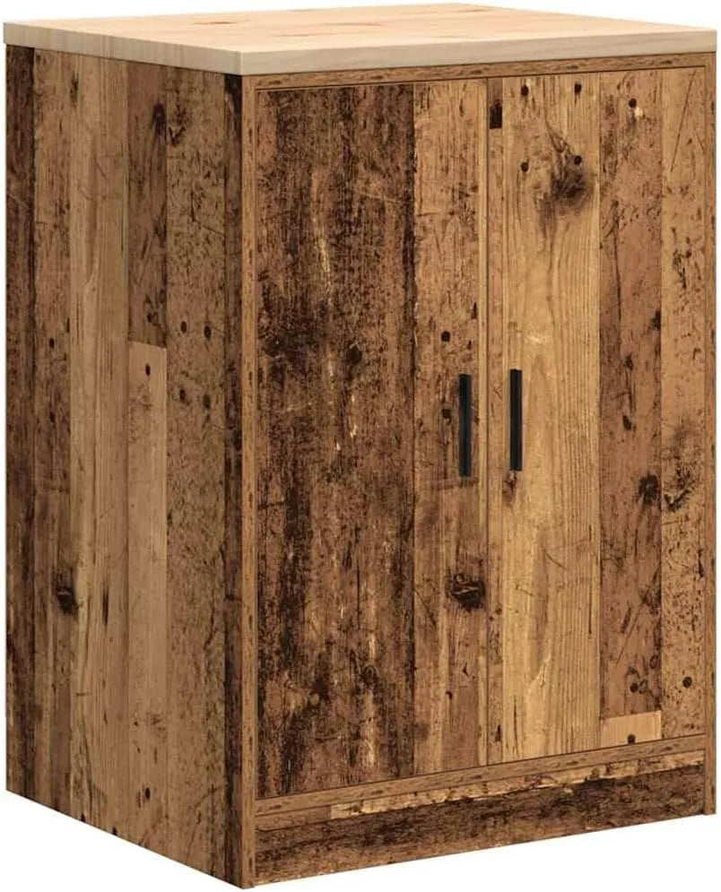 Garażowa szafka do przechowywania Stare drewno 60x51x85 cm: z drewna, 60 × 51 × 85 cm