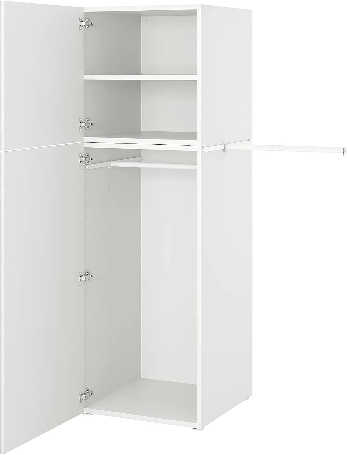 IKEA PLATSA Szafa: 107 × 57 × 181 cm, biały