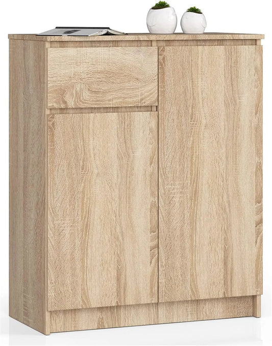 Komoda i szafka do przechowywania K80 2D1SZ z 2 drzwiami i 1 szufladą — z szufladami, 40 cm, 34 kg