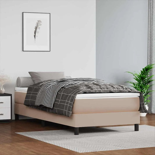 Materac ze sprężynami kieszeniowymi dla dzieci: wypełnienie piankowe, 80 × 160 cm, tapicerka skórzana
