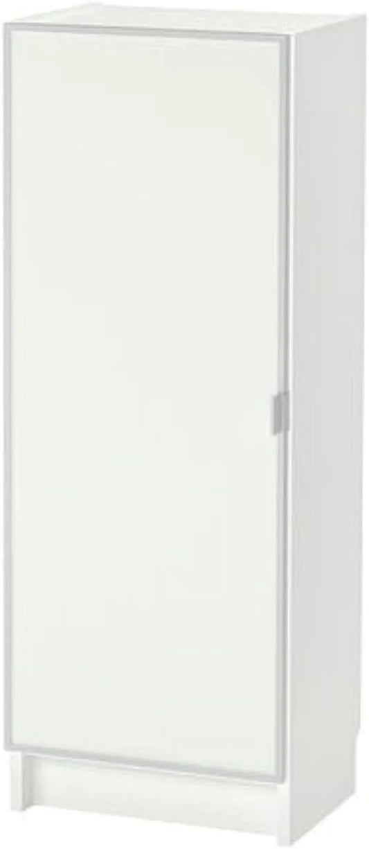 IKEA 392.873.79 Regał na książki i regał stojący na książki Billy / Morliden ze szklanymi drzwiczkami — 40 × 106 × 30 cm, biały