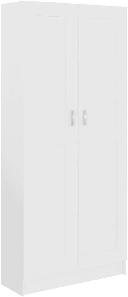 Szafa — z drewna, 82, 5 × 30, 5 × 185, 5 cm, biały