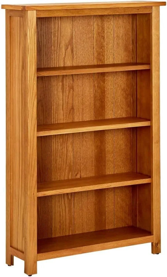 4-poziomowy Regał na książki i regał stojący na książki – z drewna, 70 × 22 × 110 cm