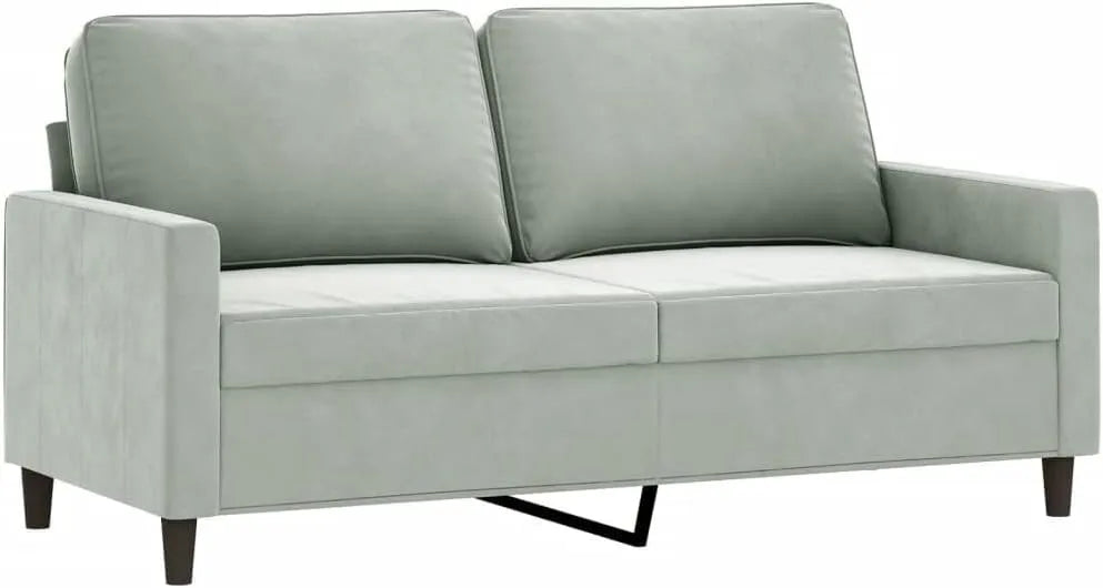 Sofa – tapicerka aksamitna, 2-osobowa, 140 cm
