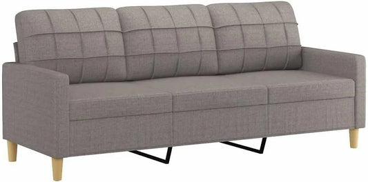 Sofa rozkładana i sofa z funkcją spania – tapicerka materiałowa, 3-osobowa, 180 cm, beżowy, tapicerka materiałowa