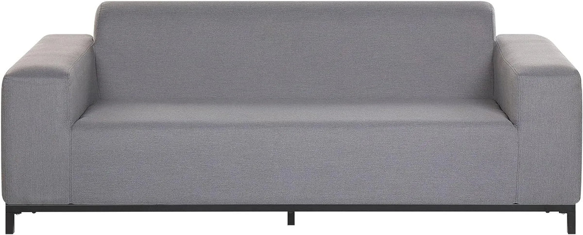 Sofa ogrodowa i sofa wypoczynkowa na taras – 3-osobowa, szary