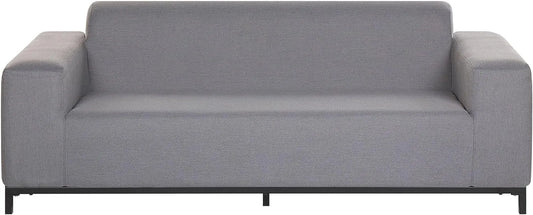 Sofa ogrodowa i sofa wypoczynkowa na taras – 3-osobowa, szary