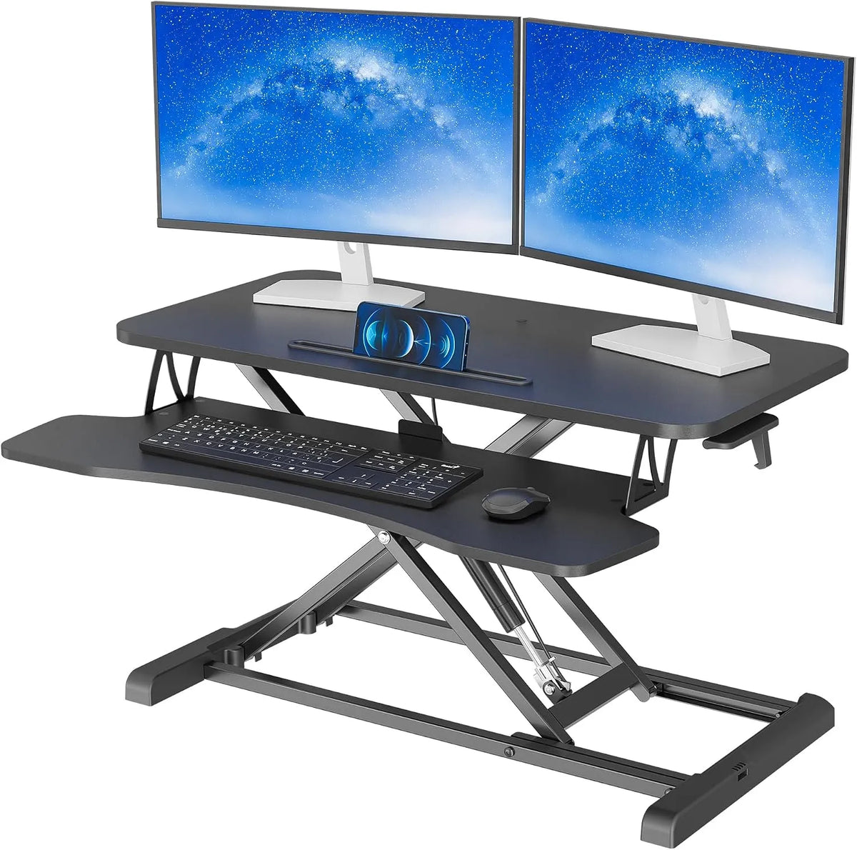 Laptop — 800 × 400 mm, 505 mm, 15 kg, czarny