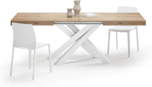 Mobili Fiver Stół rozkładany Emma 140 220 x90 cm – biały