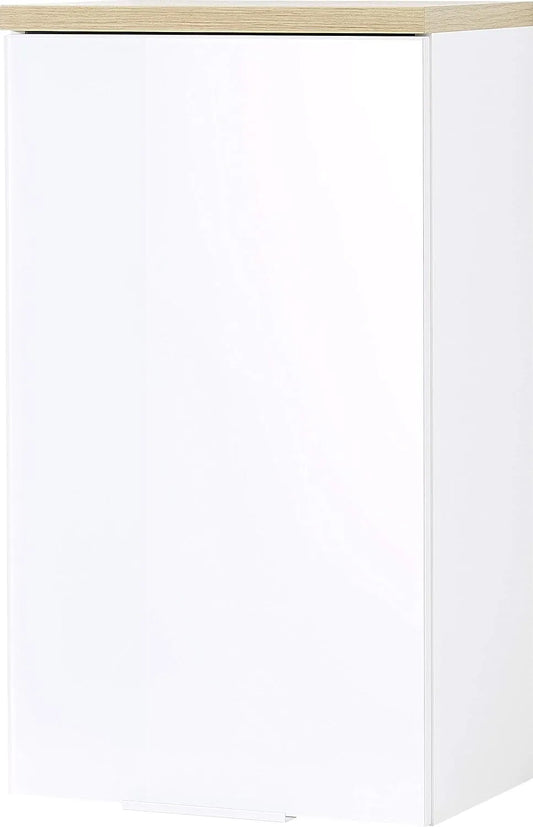 Germania szafka wisząca 2750-513 GW-Pescara w kolorze białym/imitacji dębu Navarra: 39 × 69 × 27 cm