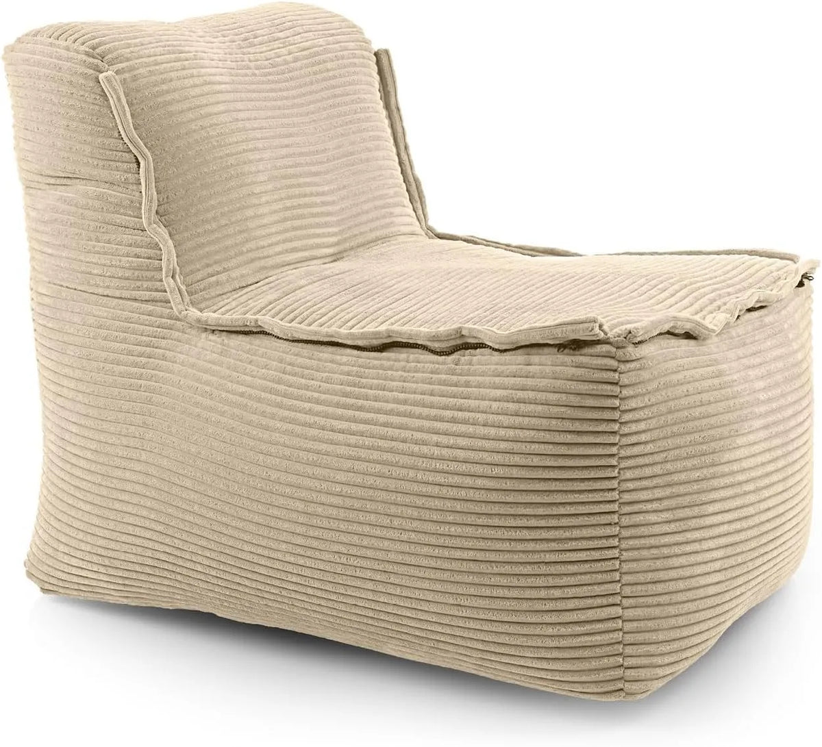 Modułowy worek do siedzenia środkowego Cord — EPS, modułowa konstrukcja, ze sztruksu, z poduszkami, 200 l, tapicerka materiałowa