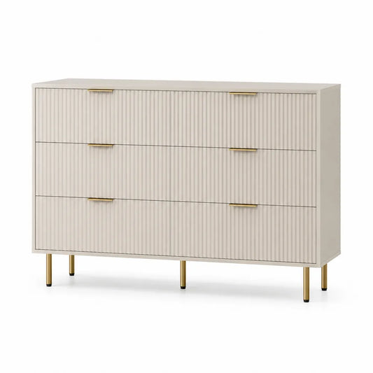 Komoda z płyty MDF na metalowych nogach