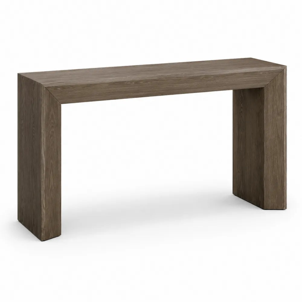 Konsola drewniana z litego dębu 120 cm